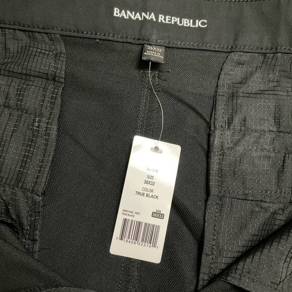 Banana Republic Men's Performance Chino Pants True Black Size 36 X 32 NWT - Picture 6 of 13